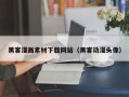 陕西黑客漫画素材下载网站（黑客动漫头像）